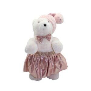 OSA BAILARINA CON FALDA 41 CM PALO DE ROSA