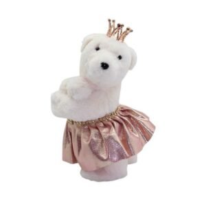 OSA BAILARINA CON FALDA 28 CM PALO DE ROSA