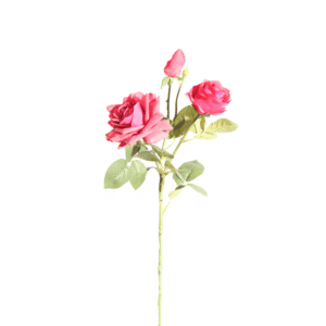 ROSA X 4 DE 74 CM  ROJO