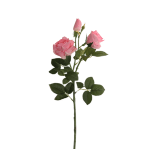 ROSA X 4 DE 74 CM  ROSADO