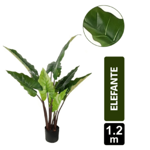 MATA ARTIFICIAL OREJA DE ELEFANTE X8 DE 120CM