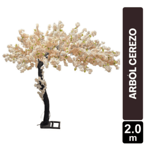 ARBOL CEREZO ARTIFICIAL 2MT DE 75 RAMAS MELOCOTON 200x200 CM