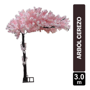 ARBOL CEREZO ARTIFICIAL 3MT DE 115 RAMAS ROSADO 300x270 CM