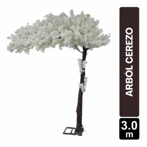 ARBOL CEREZO ARTIFICIAL 3MT DE 115 RAMAS BLANCO 300x270 CM