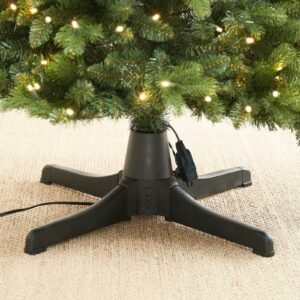 BASE GIRATORIA VERDE PARA ÁRBOL DE NAVIDAD